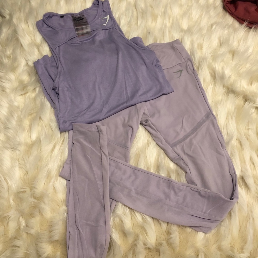 GYMSHARK PURPLE SET 💜